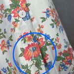 Gap Vintage 90s Skirt Floral Midi Rayon White Cottagecore Buttons Women Size 2 Photo 11