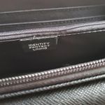 Tahari  All Black Pink Floral Front Pocket Wristlet Photo 8