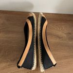 Tommy Bahama  Violine Espadrille 8.5 Black Tan Canvas Jute comfy walking flat Photo 8