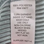 Belle Sky  Green Mint Pleated Cold Short Shoulder Knee Length Boho Dress Large Photo 5