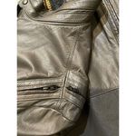 YAMAHA LEATHER‎ Designed by Hein Gericke Thriller Motorcycle Jacket Size 42 Gray Size L Photo 6