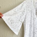 Something Navy lace maxi dress / cover up size medium Photo 6