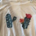 Phil Love white cropped cactus top Photo 1