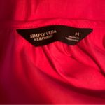 Simply Vera Vera Wang Vibrant Pink Blouse Size M Photo 3