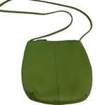Stone Mountain  Crossbody Purse Bag Green Pebble Leather 8" x 7" Photo 1