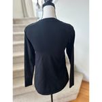 Latched Mama Black Long Sleeve Breast Feeding Shirt Size XS Photo 3