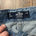 Hollister  Ultra High Rise Paper Bag Denim Blue Jean Cotton Shorts Size 11/30 Photo 6