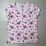 NWOT Strawberry Shortcake Baby Tee Women’s Size Small Pink Photo 0