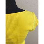 Yellow Lauren Ralph Lauren Henley Short Sleeve Top Preppy XL Women's Photo 1