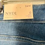 NYDJ NEW  Marilyn Straight Ankle Jean Medium Wash Sacha Lift Tuck Slimming Sz 24W Photo 7