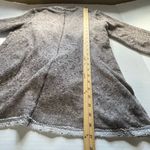 One World  size L open front cardigan. Distressed Photo 2