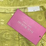 Isaac Mizrahi New York NWT Size 12 Citron Yellow Eyelet South Hampton Crop Pants Photo 3