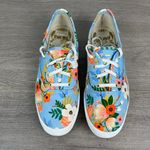 Keds x Rifle Paper Company Blue Lively Floral Sneakers Sz.9 Photo 2