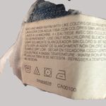 Gloria Vanderbilt Y2K Distressed Denim Skirt With Floral Patchwork & Frayed Hem Photo 9