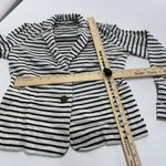 J.Crew Blazer Womens XS Navy White Stripe Maritime Knit Jacket Preppy Nautical Photo 7