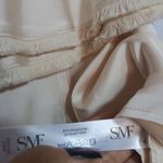 SMF Champagne Satin Layered Ruffle One Shoulder Top Size Small Photo 6