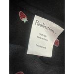 Realisation Par  Inez Black Strawberry Print Mini Dress, Sz: S (b24) Photo 3