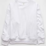 American Eagle  Outfitters Classic White Crew Neck Sweater Photo 0