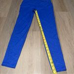 Athleta  Chaturanga Royal Blue Space Dye Athletic Leggings - Size Medium Photo 5