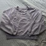 Aerie  Hey Crochet Sweatshirt Photo 0