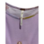 Free People Women's Cold Shoulder Ruffled Long Sleeve Dress Purple Size S Photo 5