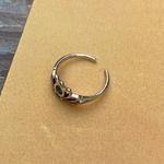 Sterling Silver Lotus Flower Toe Ring Photo 3