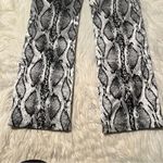 I am gia I.AM.GIA Slater Snake Print Zip-Front Pant Silver Black M Photo 8