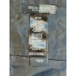 Bisou Bisou Black Sequin Embellished Beaded Vest Tie Back Y2K Goth Size Small Photo 6