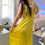Maxi Dress Floral Yellow Size M Photo 2