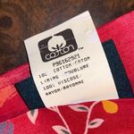 Vintage Geiger Tyrol 90s Red Floral Pleated Circle Skirt Photo 5