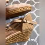 Tan Espadrille Wedge Shoes with Jute Heel Anthropologie brand Gainno md in Spain Size undefined Photo 5