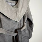 Calvin Klein  grey ombré belted cowl neck coat Photo 1