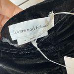 Lovers + Friends NWT Merci mini black skirt velvet Medium Photo 4