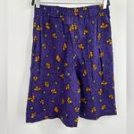 Saks 5th Avenue Women’s Vintage 80s Retro Y2K High Waist Floral Pattern Purple Short Size 4(27) Photo 10