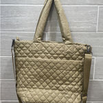 Hsitandy‎ Beige Waterproof quilted tote bag NEW Photo 0