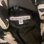 KC Collections Women's Peacoat houndstooth Black & White size M Size M Photo 5