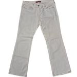 Levis Vintage Boot Cut 565 White Denim Wide Leg Jeans Women Sz 10M / 30W Photo 0