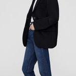 ANINE BING NWT Liane Low Top Leather Sneakers White Size 10 EU 40 Photo 9