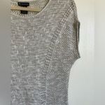 New Direction 🌞New Directions Beige & White Heathered Open Knit Short Sleeve Top A Photo 3