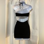 Oh Polly Women’s Nayana Halterneck Cut Out Mini Dress Size 2 Photo 2