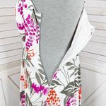Old Navy  Tropical Floral Print Cami Sundress Fit Flare White‎ Pink Small Photo 6