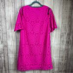 Tacera  Fuchsia Lace Off the Shoulders Dress Photo 4