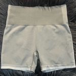 Outdoor Voices Seamless Smooth 4.5" Graphite Dove Gray High-Waisted Shorts Sz Photo 3