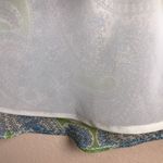 SilkLand Women’s Boho Silk Floral Paisley Print Bell Sleeve Lace Photo 8