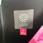 Vince Camuto Women’s 6 Black Floral Sheath Dress Office Core Career Photo 1