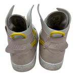 Nike Vandalised Grey Yellow Pink Slip On High Top Sneakers Size 8.5 Photo 3