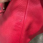 Coach Phoebe Red Pebbled Leather Shoulder Bag Purse Gold Hardware Photo 6