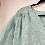 Anthropologie Dolan  Teal Blue Boho Pullover Blouse Shirt Top Womens S Beachy Photo 3