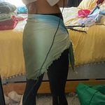 tie dye sarong coverup Green Size M Photo 1