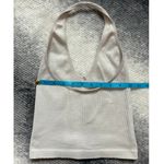 BDG  Urban Outfitters Beige Halter Ribbed Seamless Crop Tank Size Medium Photo 2